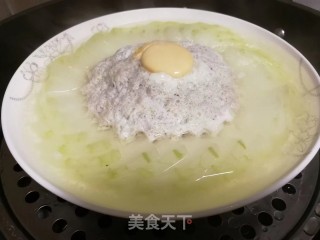 鲜香入味～冬瓜蒸肉饼步骤5
