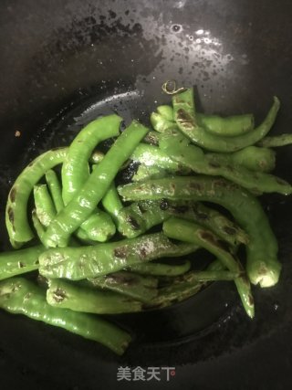 青椒炝皮蛋步骤5