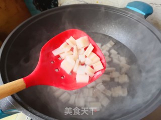 彩椒藕丁步骤4