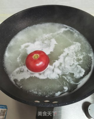 西红柿青菜炒豆腐步骤4