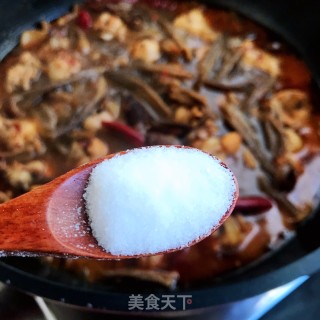 鹿茸菇炖鸡块步骤11
