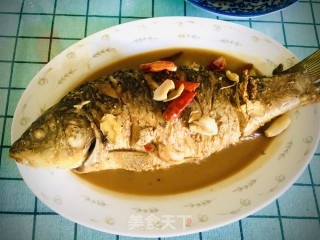 家常红烧鲤鱼步骤7