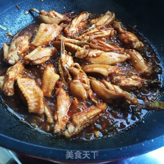 蒜香焖鸡翅步骤7
