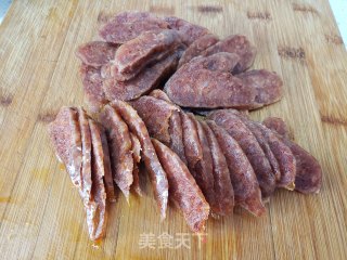 土豆片炒腊肠步骤4