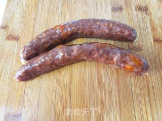 土豆片炒腊肠步骤3