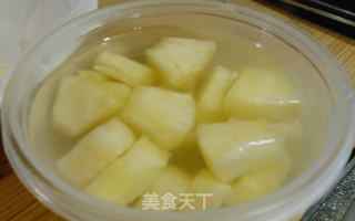 凤梨鸡翅步骤2