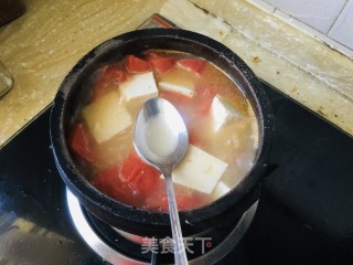 砂锅鲫鱼炖豆腐步骤6