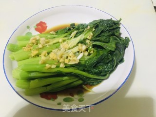 炝汁菜心步骤8