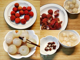 米其林时令招牌菜～荔枝虾球步骤3