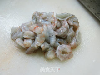 虾球炒冬瓜步骤2
