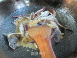 梭子蟹炒豇豆步骤5