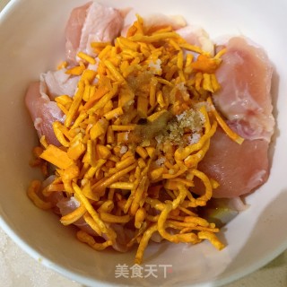 虫草花蒸鸡肉步骤3