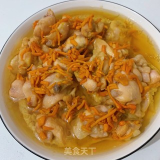 虫草花蒸鸡肉步骤7