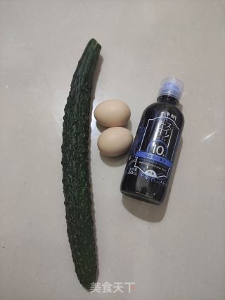 黄瓜炒蛋步骤1