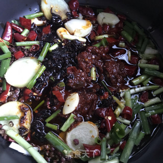 麻辣牛肉卷炖菜步骤7
