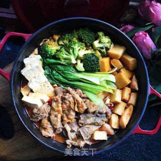 麻辣牛肉卷炖菜步骤14