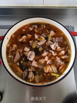 酸菜烧牛腩步骤11