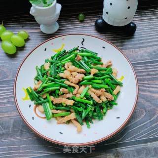 五花肉炒韭苔步骤10