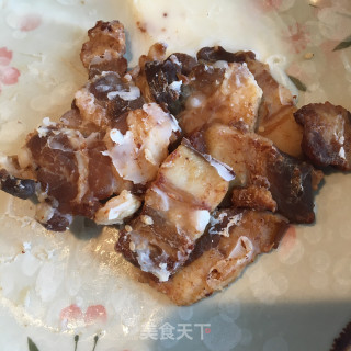 五花肉丸子炒毛豆步骤6