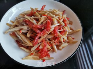 香肠炒白四季豆步骤8