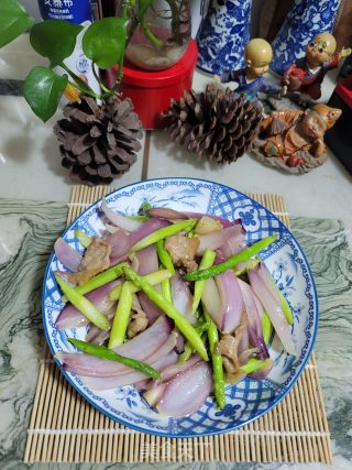 猪肉洋葱炒芦笋步骤15