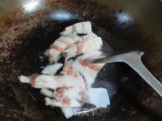 藠头炒五花肉步骤2