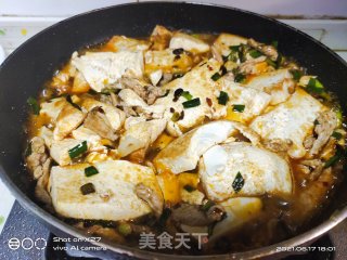 家常小菜--肉丝烧豆腐步骤6