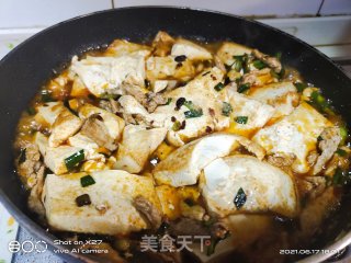 家常小菜--肉丝烧豆腐步骤8