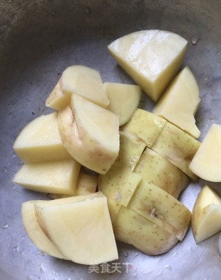 豆角土豆炖排骨步骤5