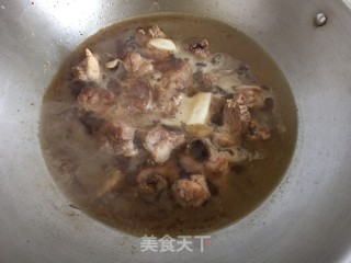 豆角土豆炖排骨步骤7
