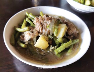 豆角土豆炖排骨步骤9