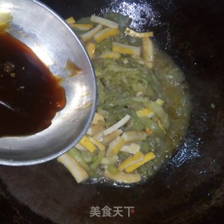 酸香茄丝步骤8