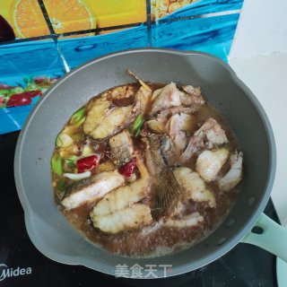 酱烧黄花鱼步骤12