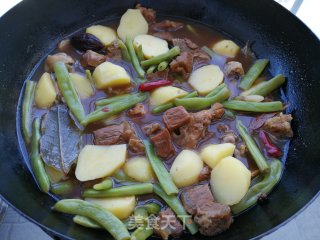 牛肉炖土豆豆角步骤9