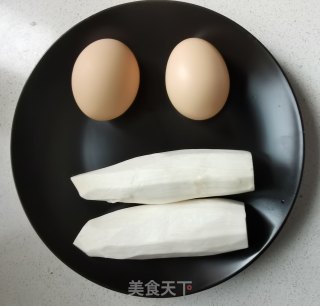 茭白炒鸡蛋步骤1