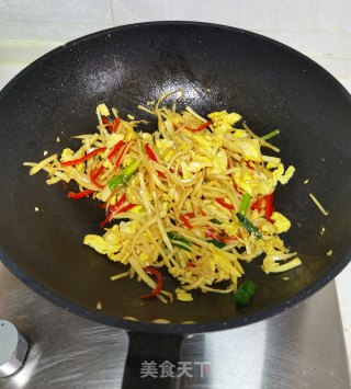 茭白炒鸡蛋步骤10