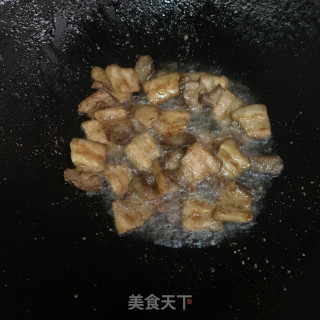 豆角炒五花肉步骤6