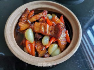 蒜子烧肉步骤9