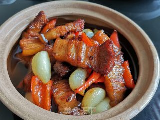 蒜子烧肉步骤8