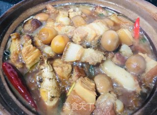 鹌鹑蛋烧五花肉步骤6