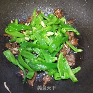 牛肉炒青椒步骤10