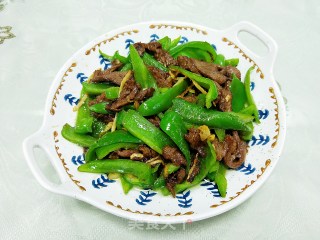 牛肉炒青椒步骤11