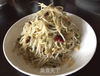 辣子豆芽步骤6