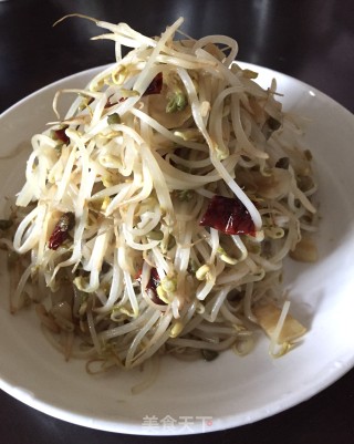 辣子豆芽步骤7