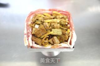 竹笋宝塔肉步骤8