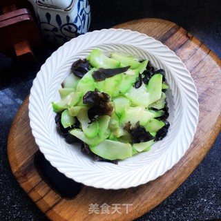 佛手瓜炒木耳步骤14