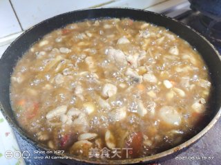 腐乳白菜烧鸡肉步骤2
