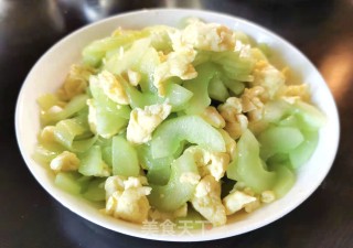 白瓜炒蛋步骤8