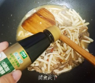 牛肉海鲜菇步骤9