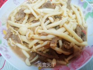 牛肉海鲜菇步骤10